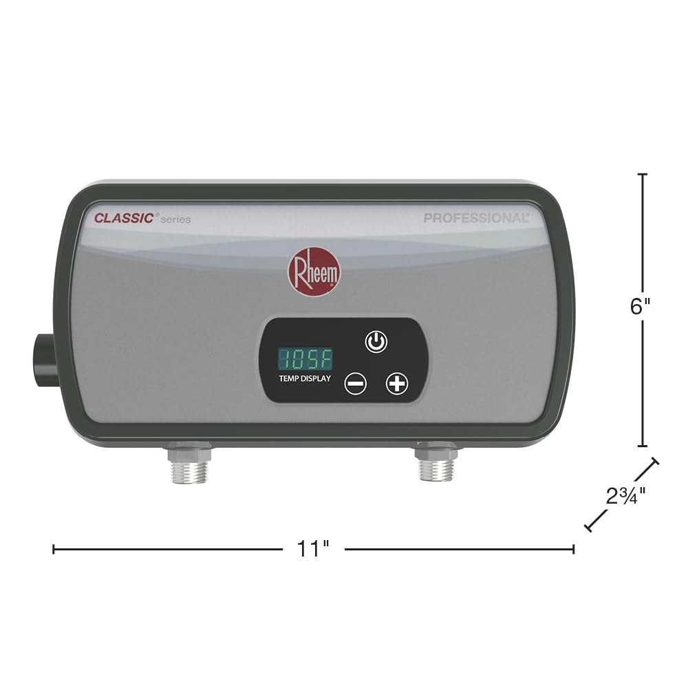 Rheem 6.5kW 240V Point of Use Thermostatic Tankless Electric Water Heater