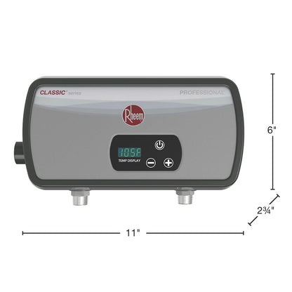 Rheem 6.5kW 240V Point of Use Thermostatic Tankless Electric Water Heater