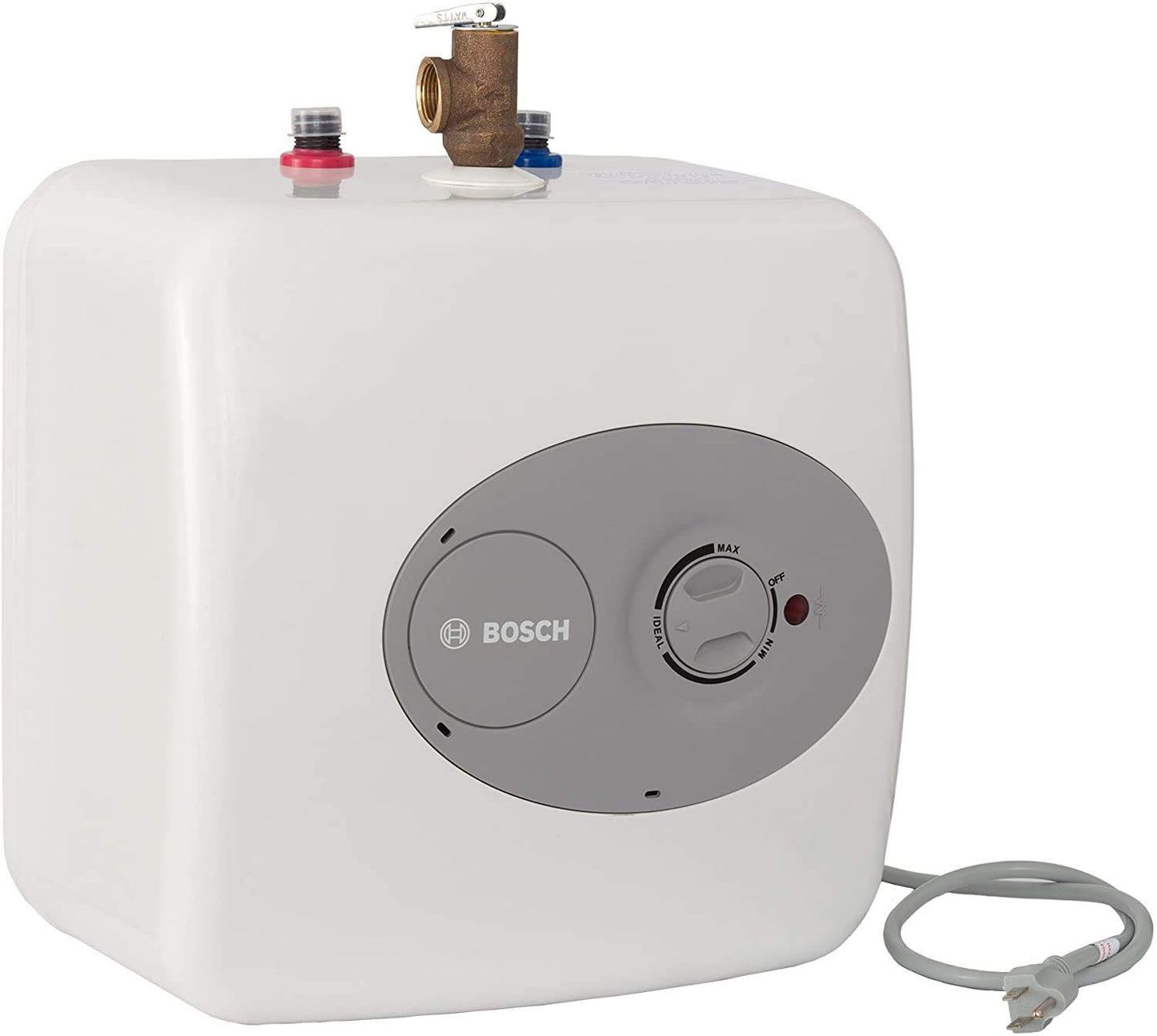 Bosch Tronic 3000T 2.5 gal mini tank, compact, fast hot water, wall or floor mount.